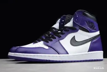PURPLE 555088-500 HIGH 1 AIR COURT JORDAN 0529